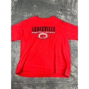 Louisville Cardinals Football NCAA Red T-shirt